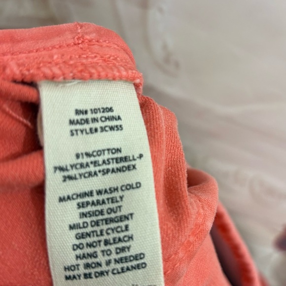 NEW Soft Surroundings Women's pull on Orange Jeans - Picture 10 of 11